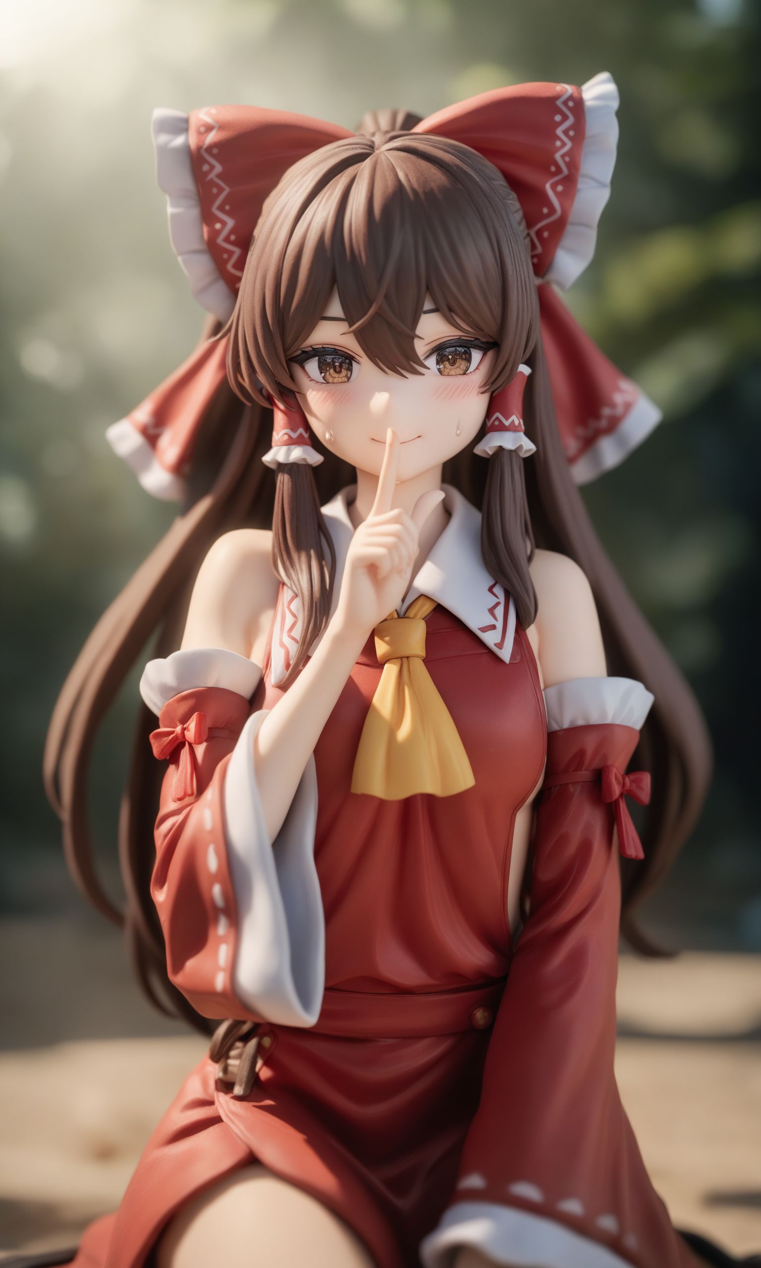 00009-2857895889-hakurei_reimu,1girl,hair tubes,hair bow,detached sleeves,looking at viewer,brown eyes,blush,red bow,finger to mouth,shushing,asc.jpg